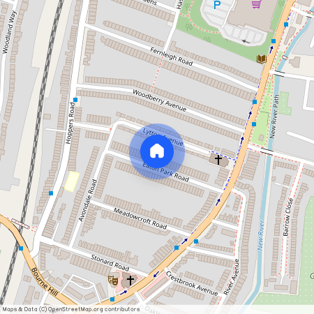 Eaton Park Road, Palmers Green, London, N13