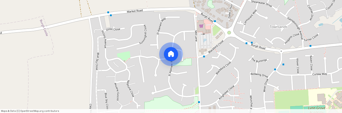 El Alamein Way, Bradwell