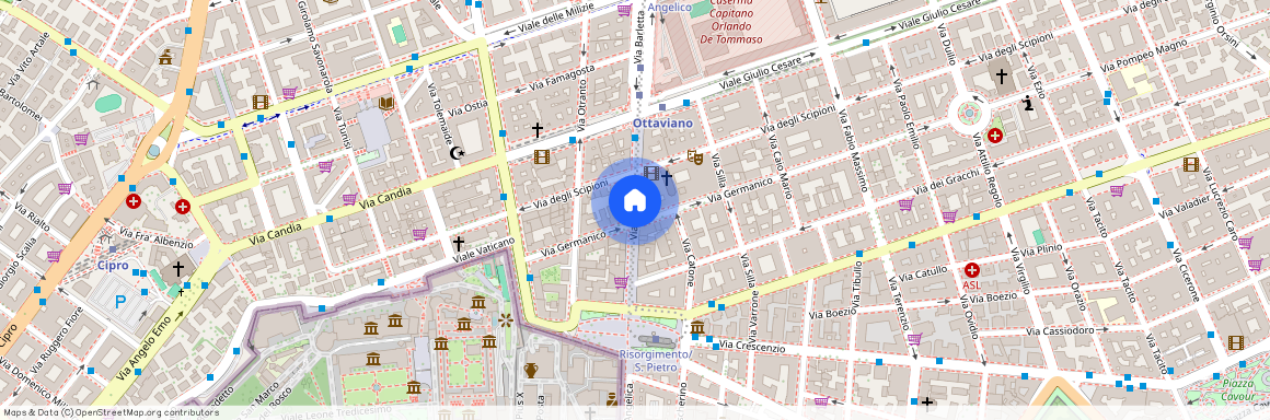 Via Ottaviano, Rome, Lazio 00192