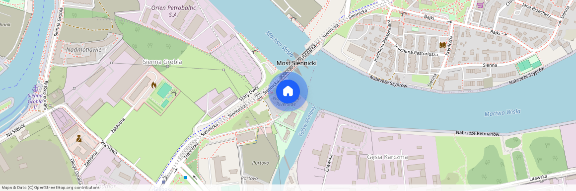 ul. Siennicka, Śródmieście, Gdańsk, pomorskie