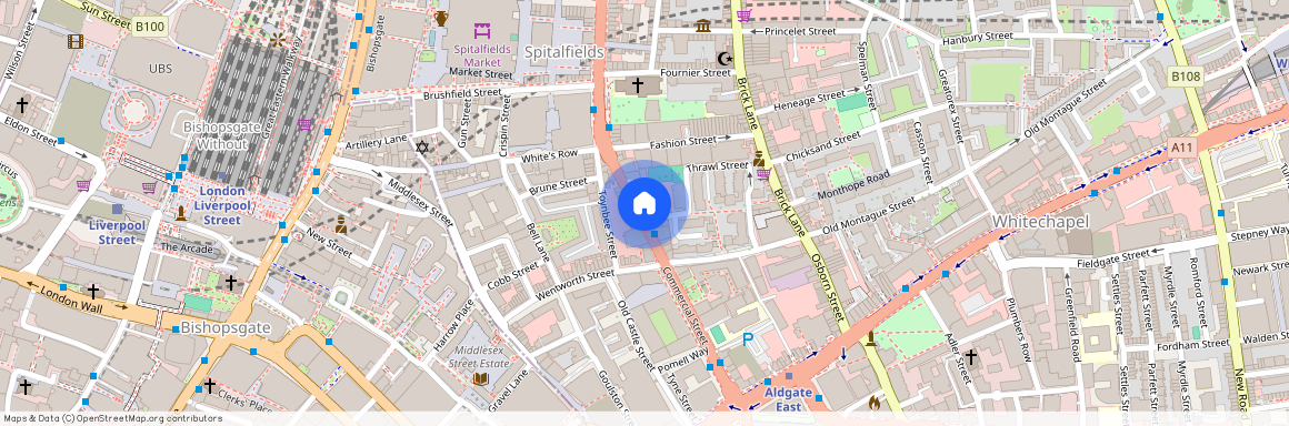 Thrawl Street, Aldgate, London, E1