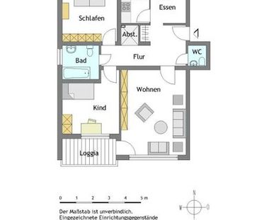3-Zimmer-Wohnung in Mülheim-Heißen - Foto 2