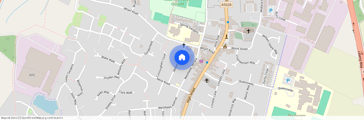 2 Bedroom House to Rent in Milton Street, Higham Ferrers, Northants, NN10