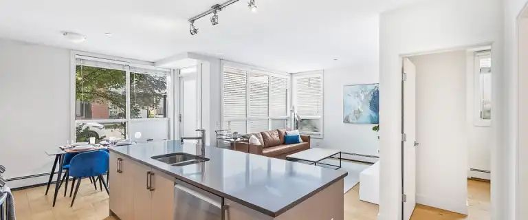 Modern Furnished Condo - Private Entry, UG Parking, Move-In Ready | 107 - 805 4 Street NE, Calgary - Photo 1