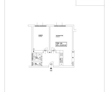AB SOFORT !!! NAHE U3 und U6 - 2. ZIMMER... - Foto 5