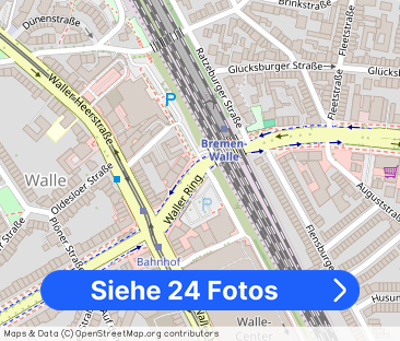 Walle Erstbezug: exklusive 2 Zimmer Whg. - toller Blick über die Dä... - Foto 1