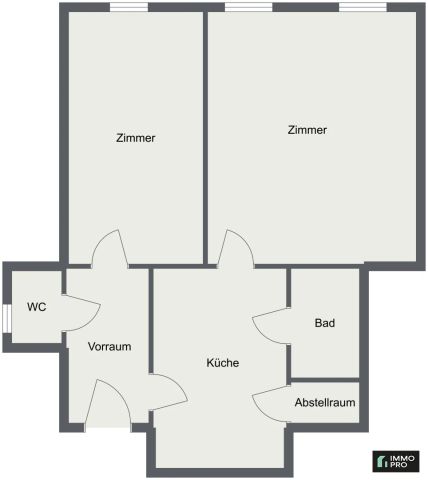 Nette 2-Zimmer Wohnung mit Einbauküche im Zentrum von Leoben zu vermieten - Photo 3