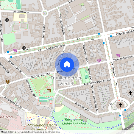 Bismarckstraße 89, 52066 Aachen - Aachen-Mitte