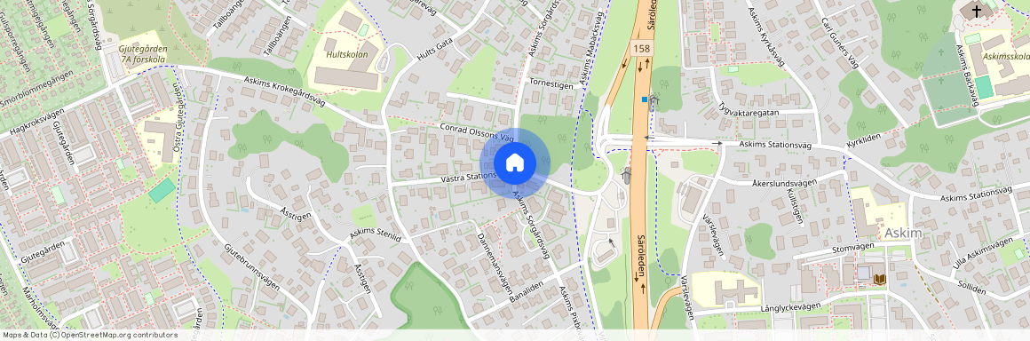 Västra Stationsvägen, Askim