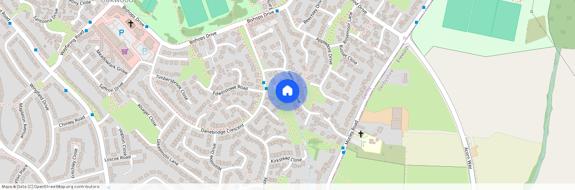 Bassingham Close, Derby, Oakwood, DE21