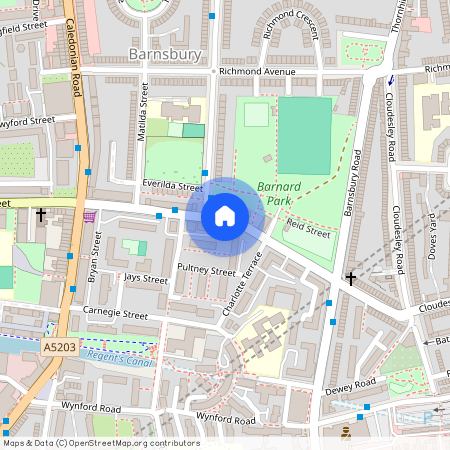 Copenhagen Street, Barnsbury, London, N1