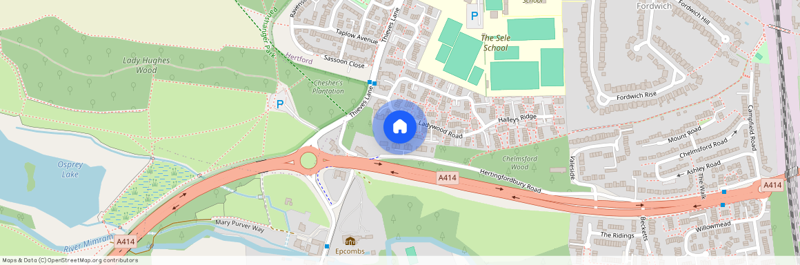 Ladywood Road, Hertford, Hertfordshire, SG14