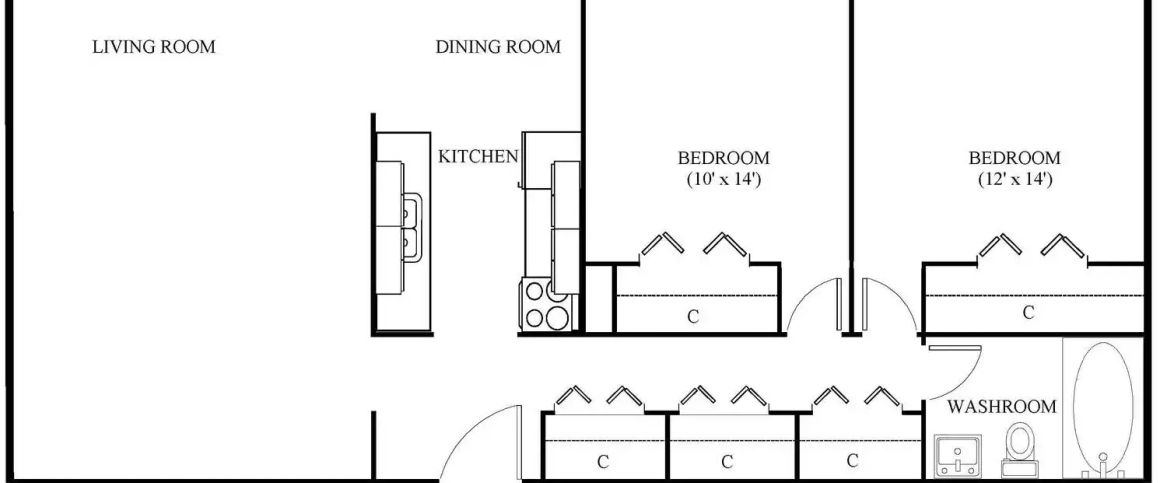 Terrace Apartments — Apartment - 2 Bedroom - Photo 1