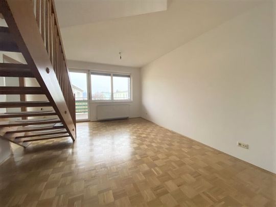 Perfekt aufgeteilte 4-Zimmer-Maisonette-Wohnung mit einer Galerie, Balkon, Dachterrasse und KFZ-Abstellplatz – PROVISIONSFREI! - Photo 1