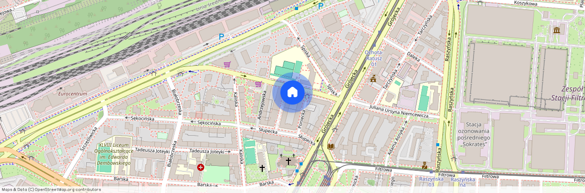 ul. Juliana Ursyna Niemcewicza, Stara Ochota, Ochota, Warszawa, mazowieckie