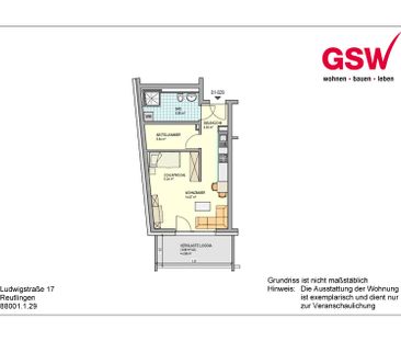 Erstbezug - Moderne 1-Zimmerwohnung mit Loggia - Photo 1