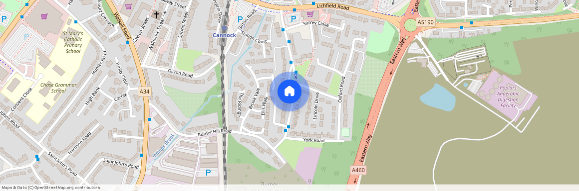 Devon Road, WS11 8EJ, Cannock