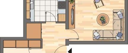 2-Zimmer-Wohnung in Kamen Methler mit Balkon und Bad mit Fenster - WBS ab 2 Personen erforderlich - Photo 1