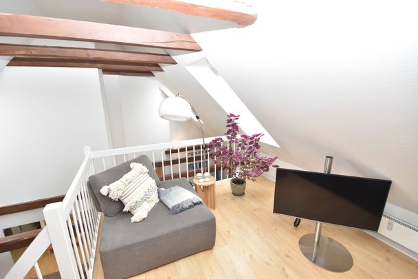 Eksklusiv taglejlighed med loft til kip i hjertet af Aalborg - Foto 1