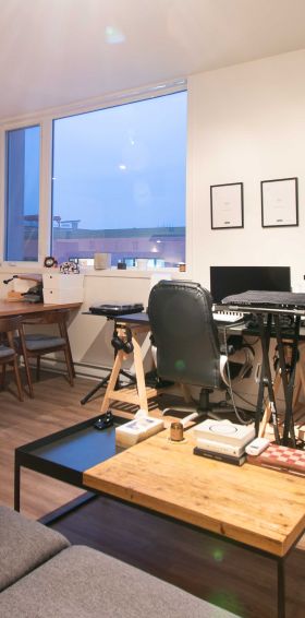3 1/2 Meublé Avec Internet - Photo 1