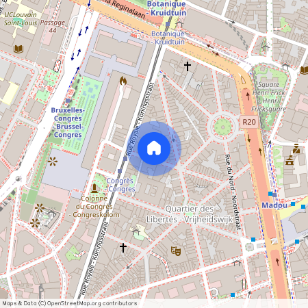 Rue Du Gouvernement Provisoire - Voorlopig Bewindstraat, 14-20, 1000, Brussel