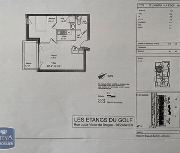 Location Appartement 2 pièces 41m² BEZANNES 51430 - Photo 3