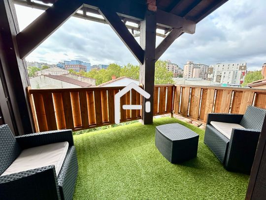 A louer : T3 Bis en Duplex de 52.89 m² à Toulouse + terrasse - Photo 1