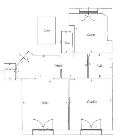 Appartement 2 Pièces 44 m² - Photo 4