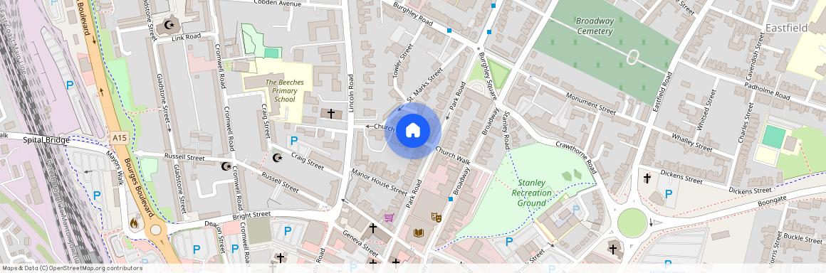 Curch Walk, PE1