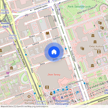 Śródmieście, ul. Złota, Warszawa