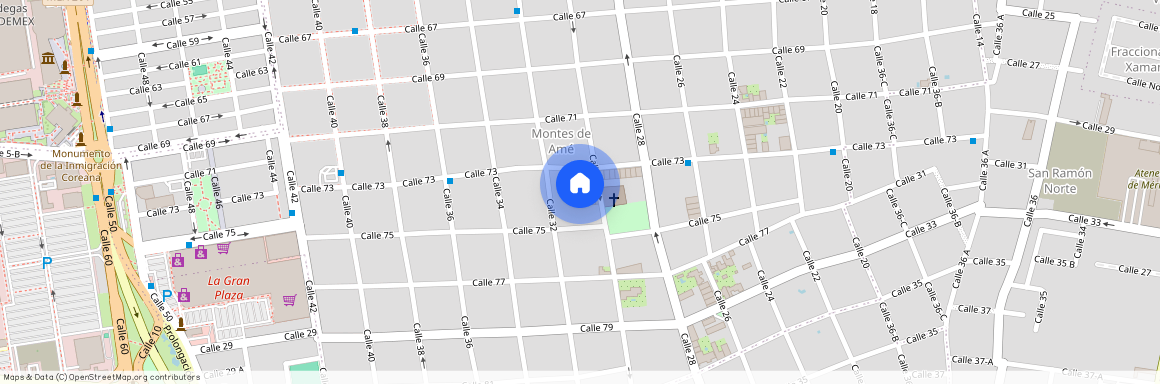 Calle 30, Montes de Amé, Mérida, Yucatán, 97115, México