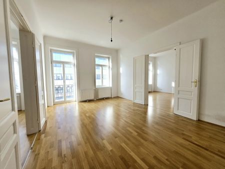 Unbefristet! Traumhafte Altbauwohnung am Spittelauer Platz: 4 Zimmer, 2 Badezimmer und Balkon - Foto 3