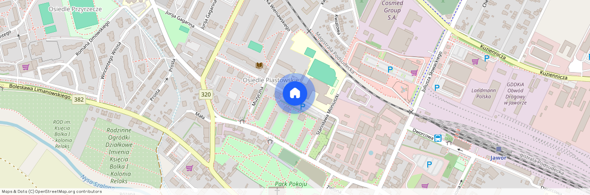 ul. Stanisława Moniuszki, Jawor, jaworski, dolnośląskie