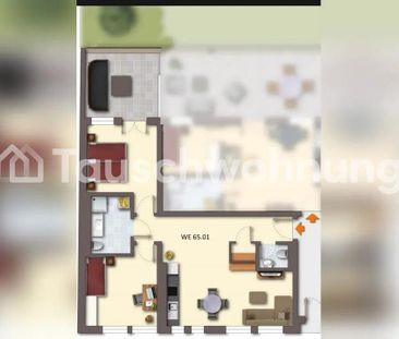 TAUSCHWOHNUNG Schöne helle Whg direkt am Park - Foto 1