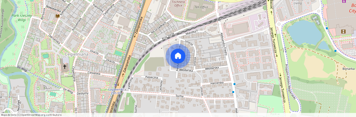 ul. Ferdynanda Kurasia, Łagiewniki, Łagiewniki-Borek Fałęcki, Kraków, małopolskie