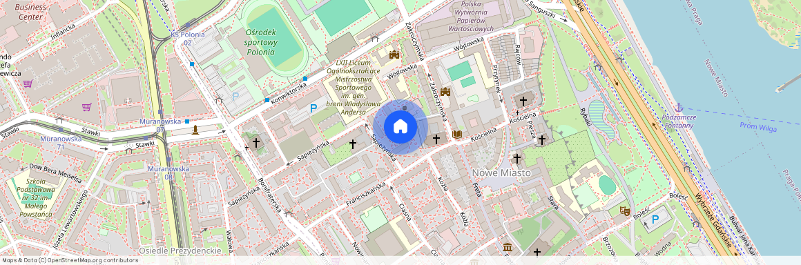 ul. Franciszkańska 4a, Nowe Miasto, Śródmieście, Warszawa, mazowieckie