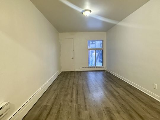 NDG : Studio lumineux et rénové de 300 pc, offert en location semi-meublé ! - Photo 1