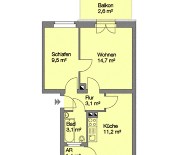 Balkon ins Grüne * Nordstadt * nähe U-bahn - Photo 2