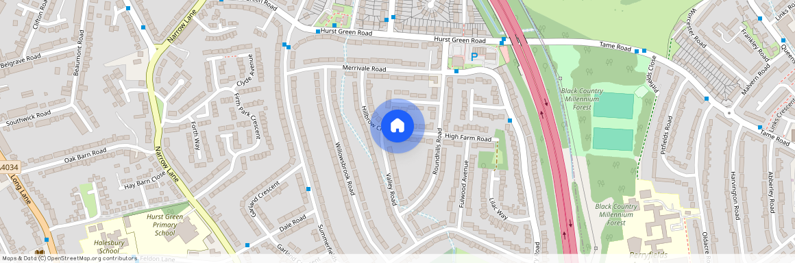 Hillbrow Crescent, Halesowen, B62