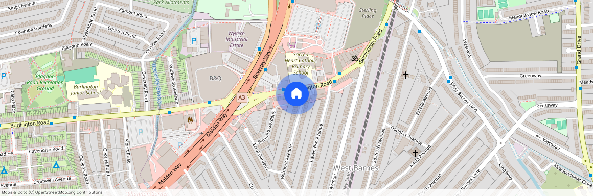 Burlington Road, New Malden KT3