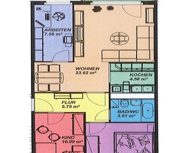 Kappel * Funktionelle 4 Zimmer * Balkon * Frei - Photo 4