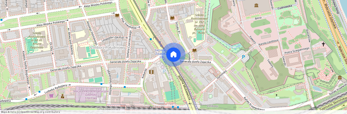 Warszawa Stary Żoliborz, Adama Mickiewicza