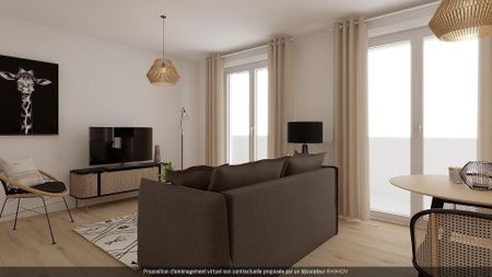 location Appartement T2 DE 45.13m² À MONTEVRAIN - Photo 2