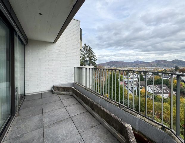 Möblierte 1-Zimmer-Wohnung in Muffendorf, mit großem Balkon und traumhafter Aussicht - Foto 1