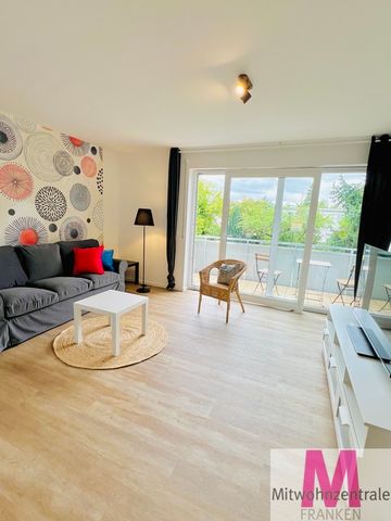 Modernes Wohnen mit Garten – Stilvoll möblierte 2-Zimmerwohnung in zentraler Lage Nürnbergs - Photo 3