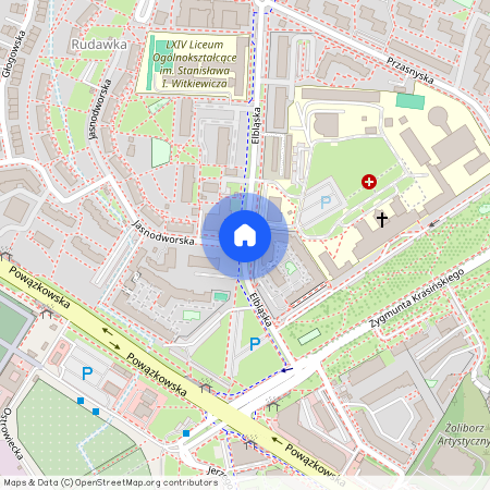 ul. Elbląska, Sady Żoliborskie, Żoliborz, Warszawa, mazowieckie