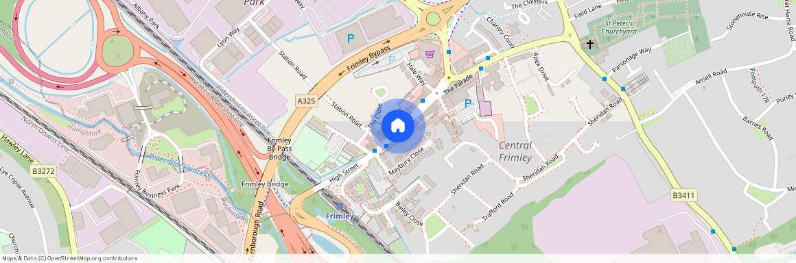 The Parade, Frimley, Camberley, Surrey, GU16