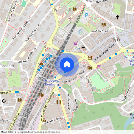 1700, Fribourg, Avenue De La Gare / Bahnhofsallee, 7