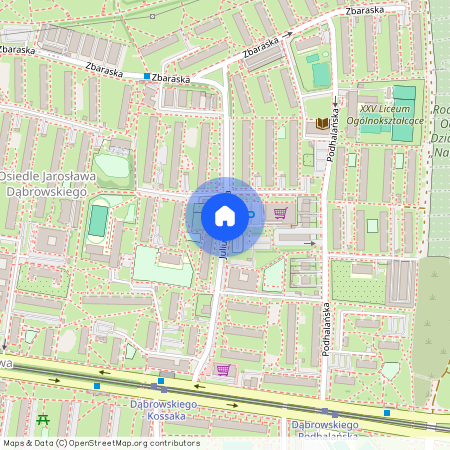 ul. Juliusza Kossaka, Dąbrowa, Górna, Łódź, łódzkie