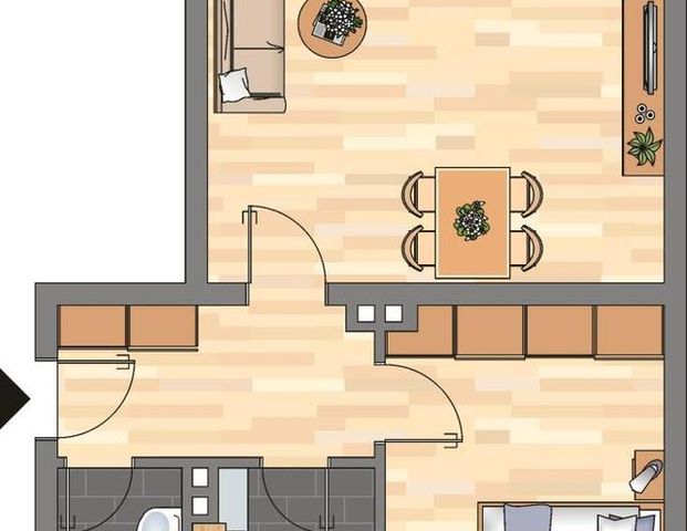 2-Zimmer-Wohnung in Essen - Foto 1